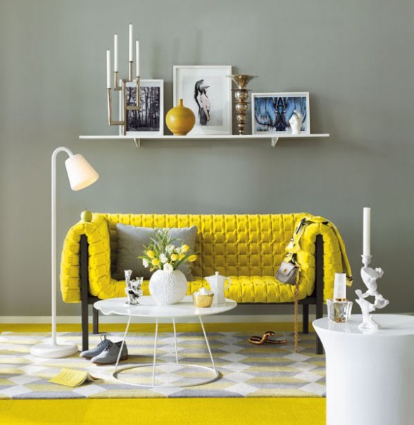 strong-yellow-modern-sofa-design-Ligne-Roset-ohnisko