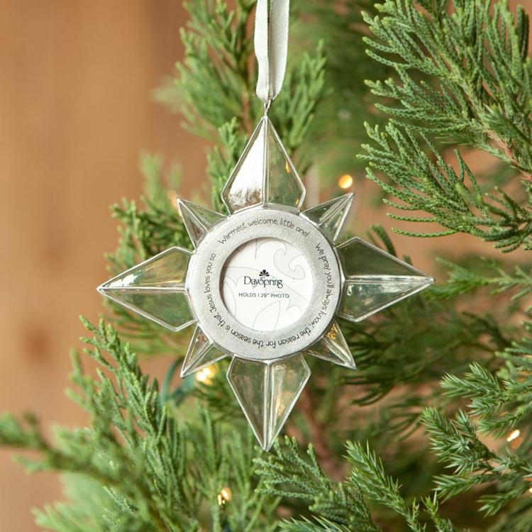 Zavesenie detskej fotky na stromček na Vianoce prvé Vianoce s detským rámčekom na stromček ozdoby na stromček transparentné