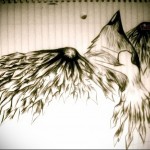 Raven Tattoo On Back 2