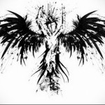 Odin Raven Tattoo Sketch 5