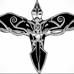 Odin Raven Tattoo Sketch 6