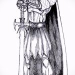 A tetovált hadsereg vázlatának hiteles példája - a rajz alkalmas a hadsereg tetováló denevérére