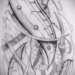 Példa egy hadsereg tetoválás vázlatára - a rajz alkalmas a kar hadsereg tetoválására