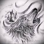 Egy egyedülálló példa egy katonai tetoválás vázlatára - a rajz alkalmas hadsereg tetoválásokra rvsn