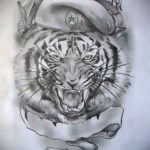 Egy egyedi példa egy katonai tetoválás vázlatára - a rajz alkalmas egy denevér hadsereg tetoválására