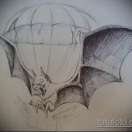 Hűvös példa egy hadsereg tetoválásának vázlatára - a rajz alkalmas tetováló hadsereg légierőire