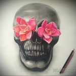 színes koponyatetoválások 2019.09.16. №001 - színes koponyavázlatok -