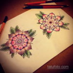 színes mandala tetoválás vázlat 2019.09.16. №003 - színes mandala tetoválás vázlat -