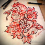 kígyó tetoválás minták színesek 09.09.16 №004 - színes kígyó tetoválás minták -