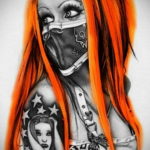 tetoválásvázlatok lány színe 2019.09.16. №003 - tetoválóvázlatok lány színű -