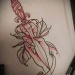 vázlat a tetováló késre az ujján 2019.09.23. №006 - vázlat a tetováló késhez az f -