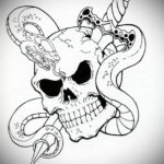 vázlat tetováló késre a mellkason 2019.09.23. №008 - vázlat a tetováló késre a -