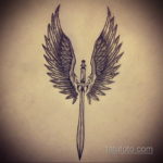 vázlat tetováló késre a mellkason 2019.09.23. №003 - vázlat a tetováló késre a -