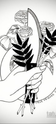 vázlat a tetováló késhez hátul 2019.09.23. №005 - vázlat a tetováló késhez a hátlapon -