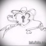 A 306 -os vázlat a kulcs- és zár -tetováláshoz a minta méltó változata, amely könnyen használható a zár és a kulcs tetoválásként történő módosítására és alkalmazására