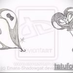 Vázlat a kulcs és a zár tetoválásához, 496. sz.