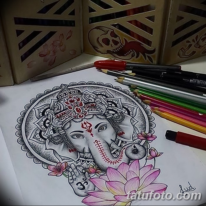 fotó Vázlatok indiai tetoválásról 2017.10.09. №168 - Vázlatok indiai tetoválásról -