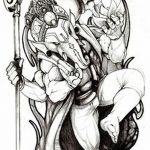 fotó Vázlatok indiai tetoválásról 2017.10.09. №169 - Vázlatok indiai tetoválásról -