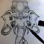 fotó Vázlatok indiai tetoválásokról 2017.10.09. №003 - Vázlatok indiai tetoválásokról -