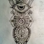 fotó Vázlatok indiai tetoválásról 2017.10.09. №014 - Indiai tetoválások vázlatai -