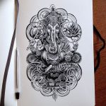 fotó Vázlatok indiai tetoválásról 2017.10.09. №047 - Indiai tetoválások vázlatai -