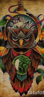 sowy tatuaż szkice dla mężczyzn 03.09.2019 №037 - szkice tatuażu -