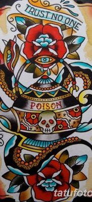 oldschoolowe szkice tatuaży dla mężczyzn 09.03.2019 №018 - szkice tatuażu -