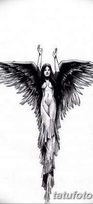 tatuażowe szkice aniołów dla mężczyzn 09.03.2019 №005 - szkice tatuażowe -