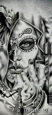 Szkice tatuażu Chicano dla mężczyzn 03.09.2019 №010 - szkice tatuażu -