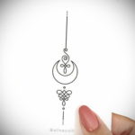 példa egy egyszerű tetoválási vázlatra 2019.09.15. №008 - vázlat egyszerű tetoválásokhoz -