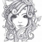 fotó vázlat a tetoválásról Aphrodité istennő 2018. 05. 01. -től №002 - vázlat Aphrodité -