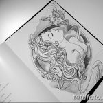 fotó vázlat a tetoválásról Aphrodité istennő 2018. 05. 01. -től №013 - vázlat Aphrodité -