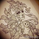 fotó vázlat Aphrodite tetováló istennőről 2018. 05. 01. -től №019 - vázlat Aphrodite -