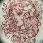 fotó vázlat a tetoválásról Aphrodité istennő 2018. 05. 01. -től №020 - vázlat Aphrodité -