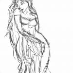 fotó vázlat a tetoválásról Aphrodité istennő 2018. 05. 01. -től №062 - vázlat Aphrodité -