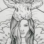 fotó vázlat tetoválásról Aphrodité istennő 2018. 05. 01. -től №072 - vázlat Aphrodité -