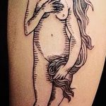 fotó vázlat tetoválásról Aphrodité istennő 2018. 05. 01. -től №075 - vázlat Aphrodité -