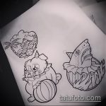 A SHARK tetoválás vázlatának hűvös változata - a rajz alkalmas egy régi iskola cápa tetoválására