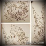 Egy eredeti példa a SHARK tetoválás vázlatára - a rajz alkalmas cápa nyak tetováláshoz