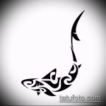 A SHARK tetoválási vázlat klassz változata - a rajz alkalmas cápatetováláshoz a cápa mellkasának rögzítéséhez