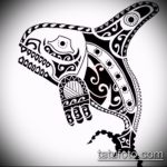 Egy remek példa a SHARK tetoválás vázlatára - a rajz alkalmas cápa tetoválásra a hátán