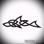 A SHARK tetoválási vázlat hűvös változata - a rajz alkalmas kalapácsfejű cápa tetoválásra