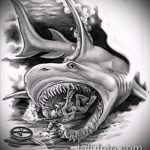 A SHARK tetoválás vázlatának hűvös változata - a rajz alkalmas a polinéziai cápa tetoválására