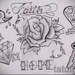 Gyémánttetoválás vázlatai - 14. példa