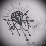 Gyémánttetoválás vázlatai - példa 24