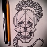 Gyémánttetoválás vázlatai - 33. példa