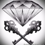 Gyémánttetoválás vázlatai - 39. példa