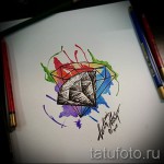 Gyémánttetoválás vázlatai - 47. példa