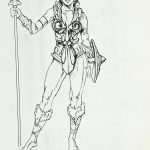 fotó vázlat egy tetováló amazonról, 2018. 05. 01. №161 - tetováló amazon vázlata -