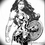 fotó vázlat egy tetováló amazonról, 2018.05.01., 003 - tetováló amazon vázlata -